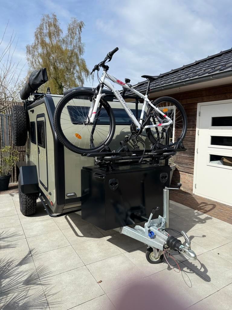 Stoere Wildbox Squaredrop caravan 2024 (nieuwstaat), Caravans en Kamperen, Caravans, Overige merken, Tot en met 2, 500 - 750 kg