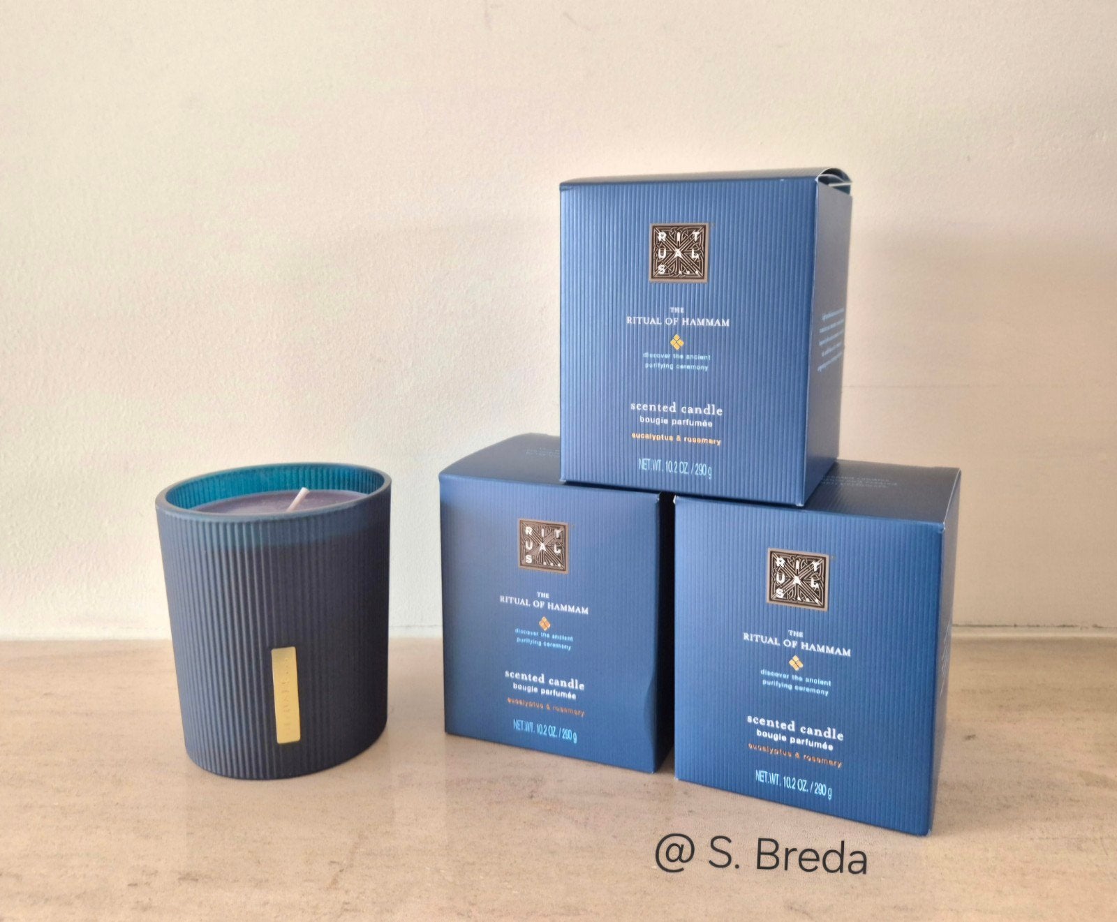 Rituals Geurkaars | Hammam | 290 gram kaars, Ophalen, Overige materialen, Blauw, Nieuw