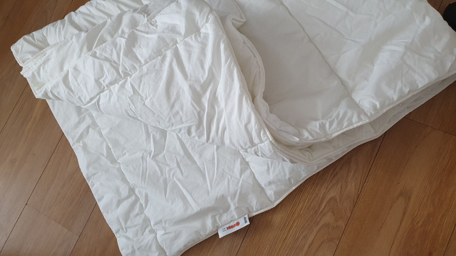 IKEA 1persoonsdekbed 140x200, Ophalen, Eenpersoons, Wit, Deken of Dekbed