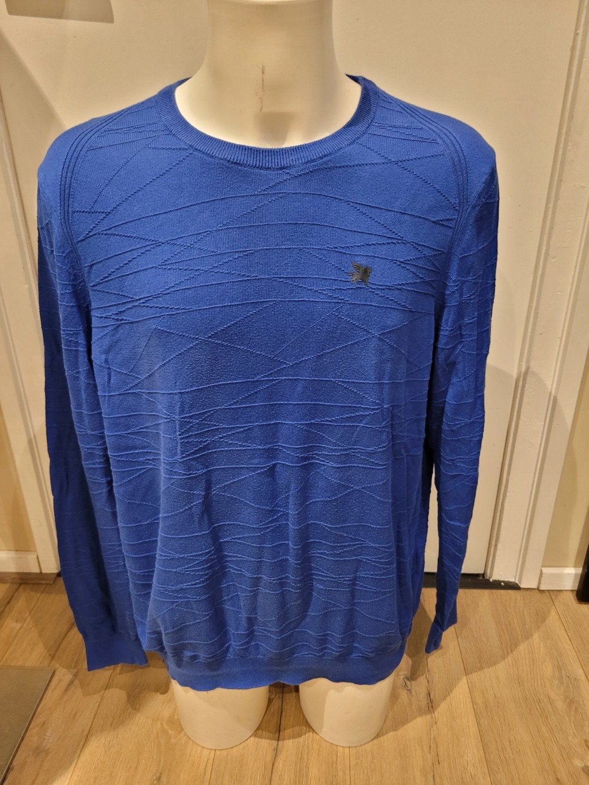 leuke blauwe Vanguard trui maat L, Maat 52/54 (L), Blauw, Ophalen of Verzenden, Zo goed als nieuw