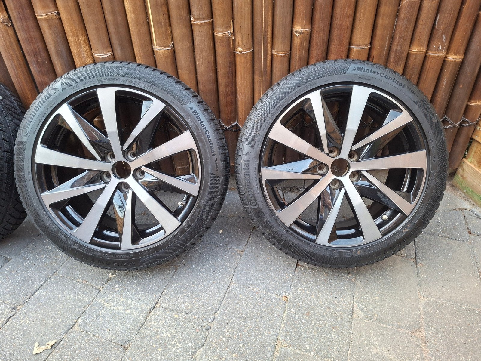 Peugeot 508 II GT Line Velgen + Winterbanden, Auto-onderdelen, Banden en Velgen, Ophalen, 18 inch, Gebruikt, Banden en Velgen