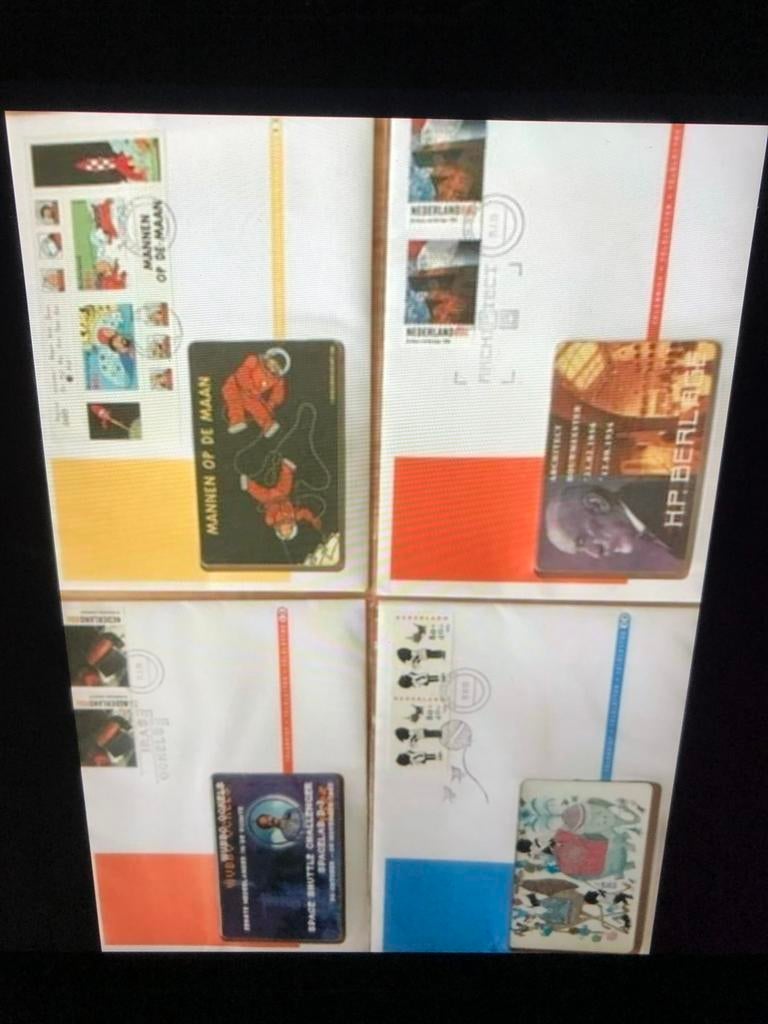 2 Davo albums met cassette met Tele brieven  of ECU brieven, Verzenden, Nederland