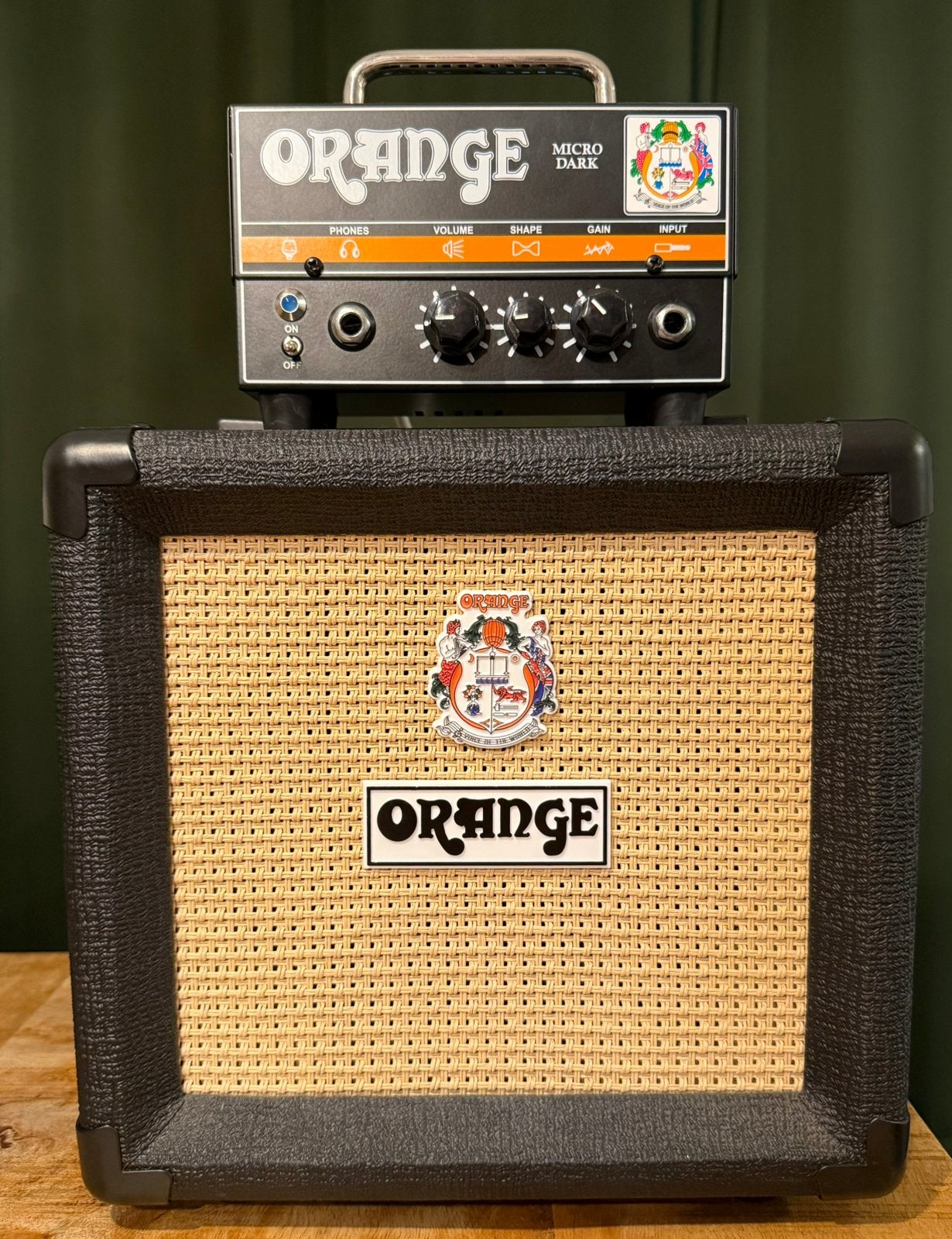 Orange Micro Dark versterker met 8in Speaker, Ophalen, Zo goed als nieuw, Minder dan 50 watt