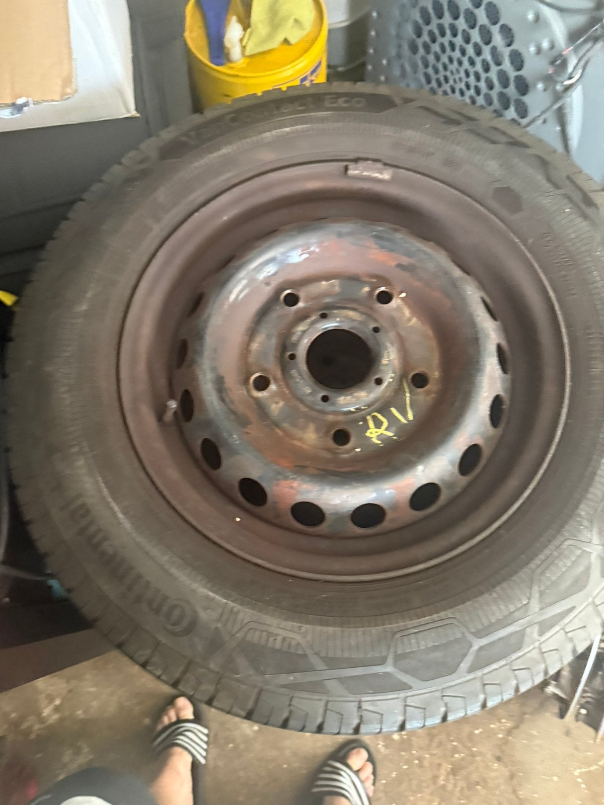 te koop v velgen st  ford transit custum, Ophalen of Verzenden, Bestelwagen, Zomerbanden, Banden en Velgen
