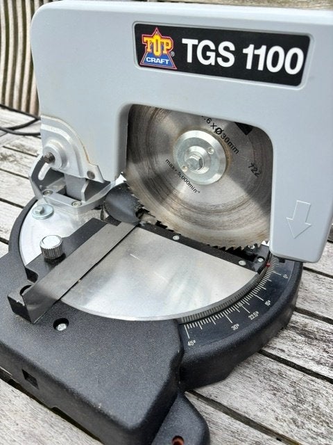 TOP Craft TGS1100 kap- en verstekzaag., Ophalen, Gebruikt, Cirkelzaag, Topcraft