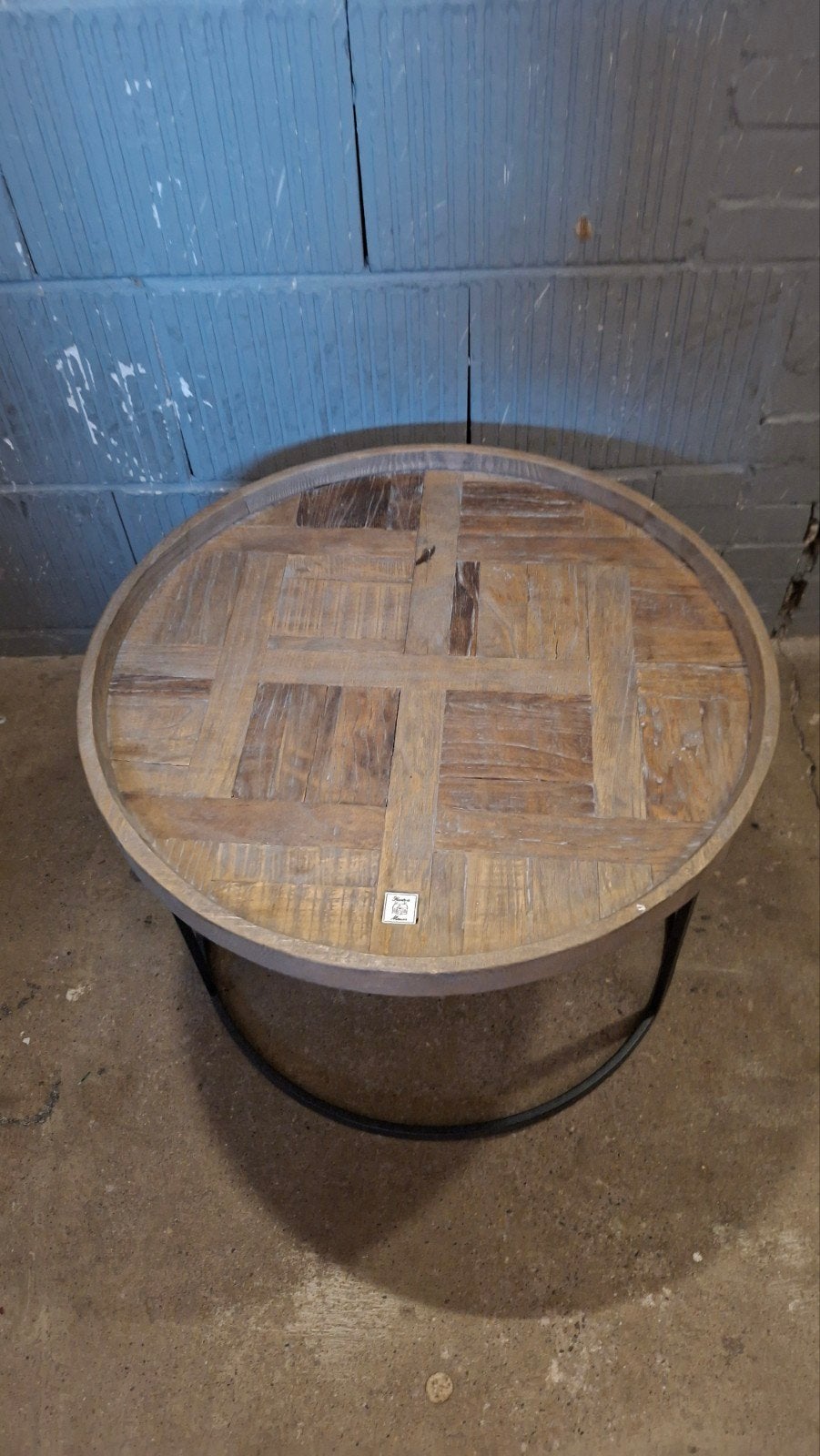 Mooie riviera maison salontafel, Huis en Inrichting, Tafels | Salontafels, Ophalen, 50 tot 100 cm, Rond, 50 tot 100 cm