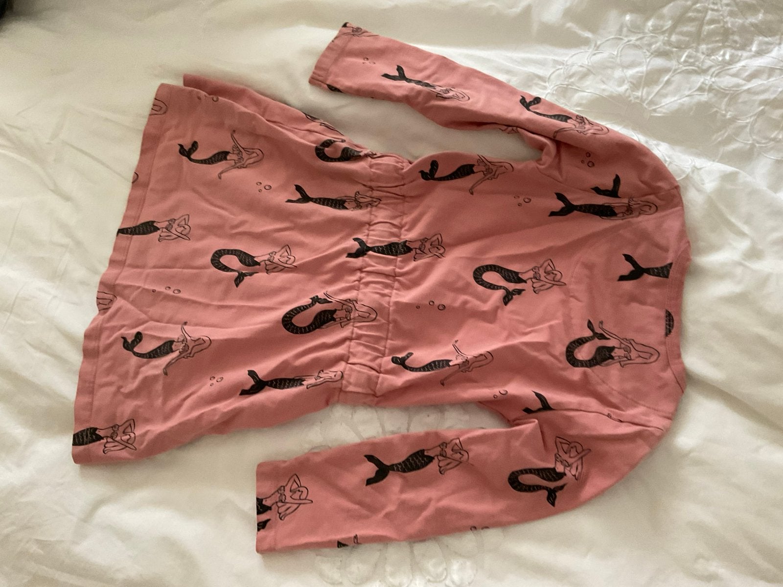 Jurkje 4 jaar meisje Noeser zeemeerminnen roze, Verzenden, Zo goed als nieuw, Maat 104