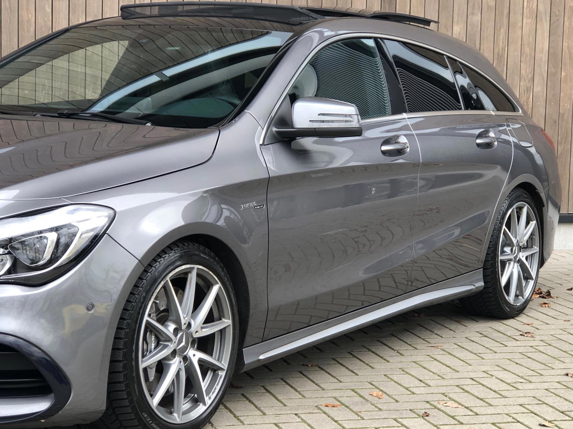 Mercedes-Benz CLA-klasse Shooting Brake CLA45 AMG 4MATIC, Gebruikt, Zwart, 4 cilinders, Vierwielaandrijving