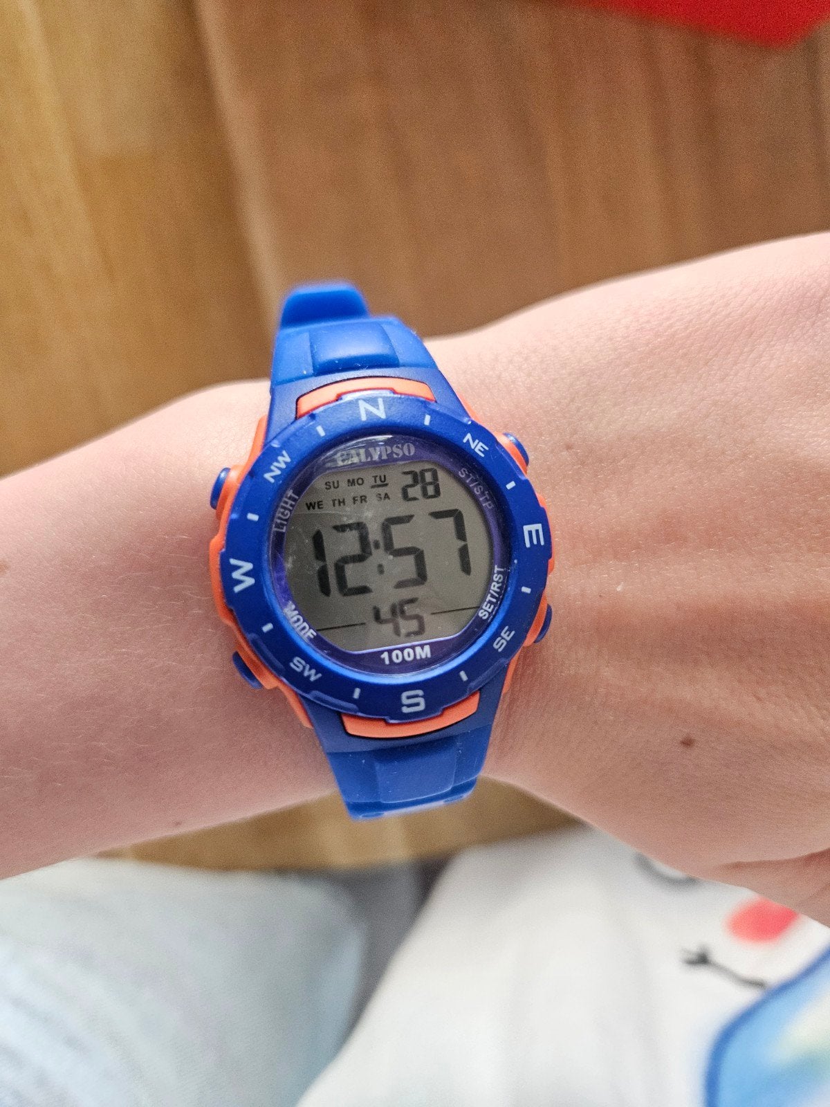 Calypso kinderhorloge, Sieraden, Tassen en Uiterlijk, Ophalen of Verzenden, Zo goed als nieuw, Meerkleurig, Jongen of Meisje