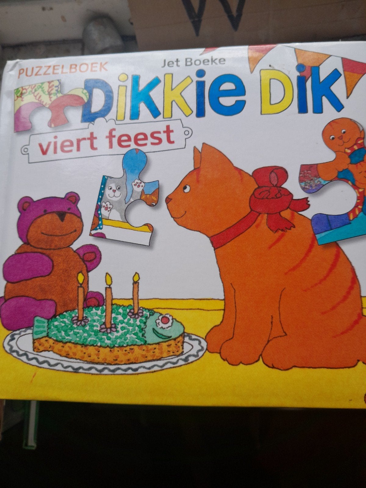 Dikkie Dik boek met 4 verschillende puzzels, Ophalen of Verzenden