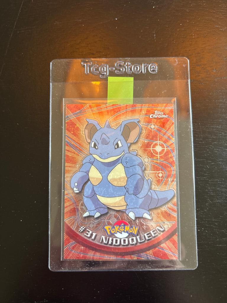 Pokemon Nidoqueen #31 Topps Chrome Kaart, Ophalen, Zo goed als nieuw, Losse kaart, Foil
