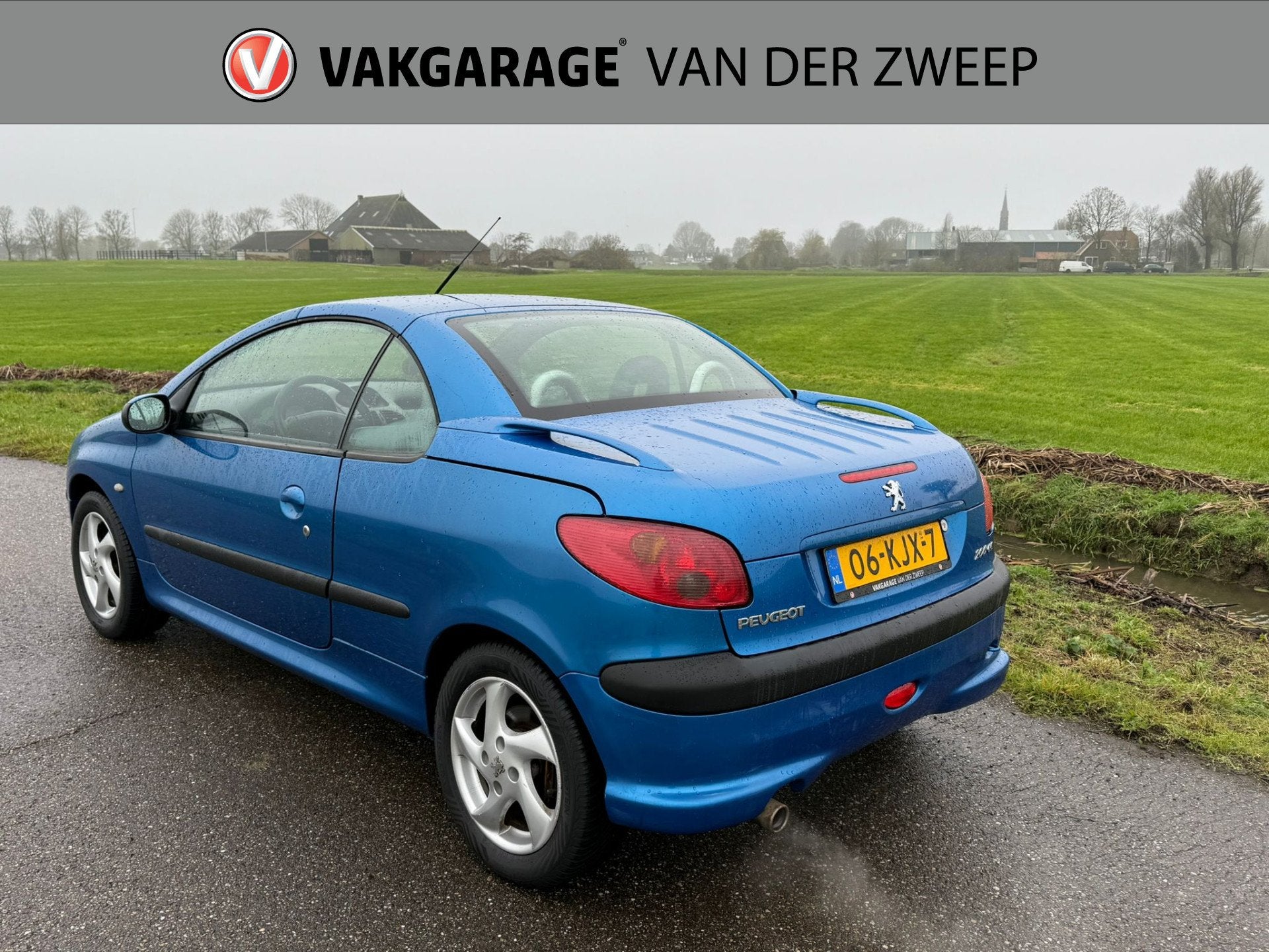 Peugeot 206 CC 1.6-16V | Nieuwe APK (bj 2003), Auto's, Voorwielaandrijving, Gebruikt, 4 cilinders, Cabriolet