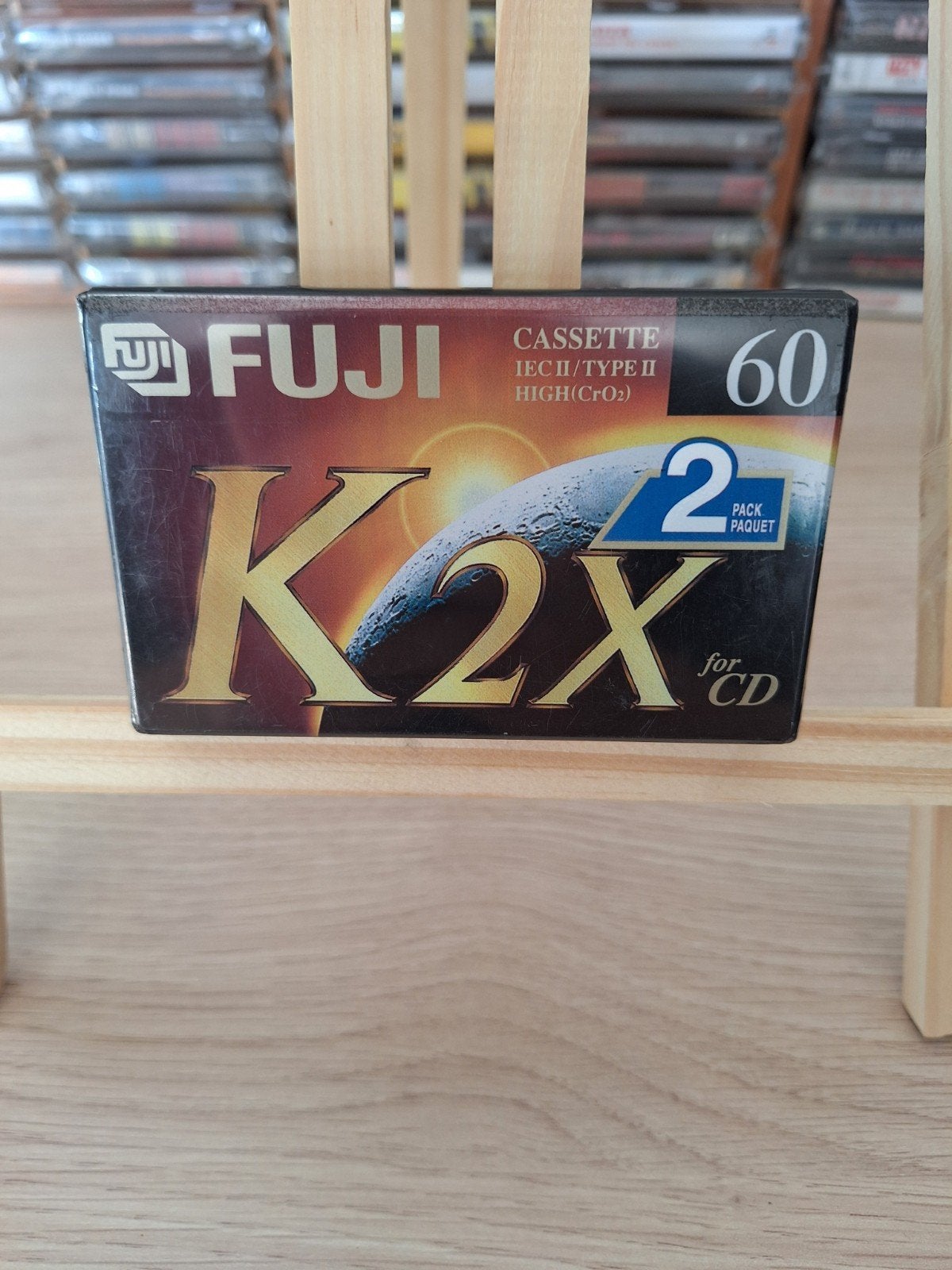 Nieuwe Fuji K2x 60 cassettebandjes (2-pack), Cd's en Dvd's, 2 t/m 25 bandjes, Overige genres, Ophalen of Verzenden, Nieuw in verpakking