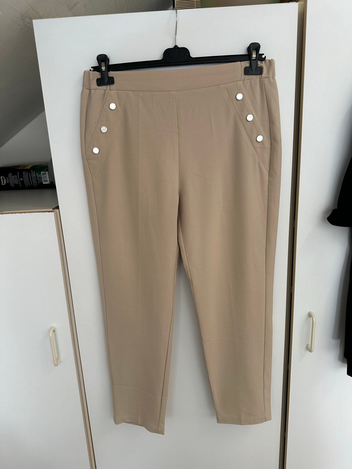 LC Waikiki Classic Beige Broek Maat 42, Beige, Maat 42/44 (L), Ophalen of Verzenden, Zo goed als nieuw
