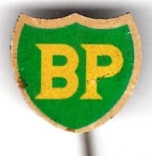 BP blik benzine speldje ( N_194), Verzamelen, Verzenden, Zo goed als nieuw, Transport, Speldje of Pin