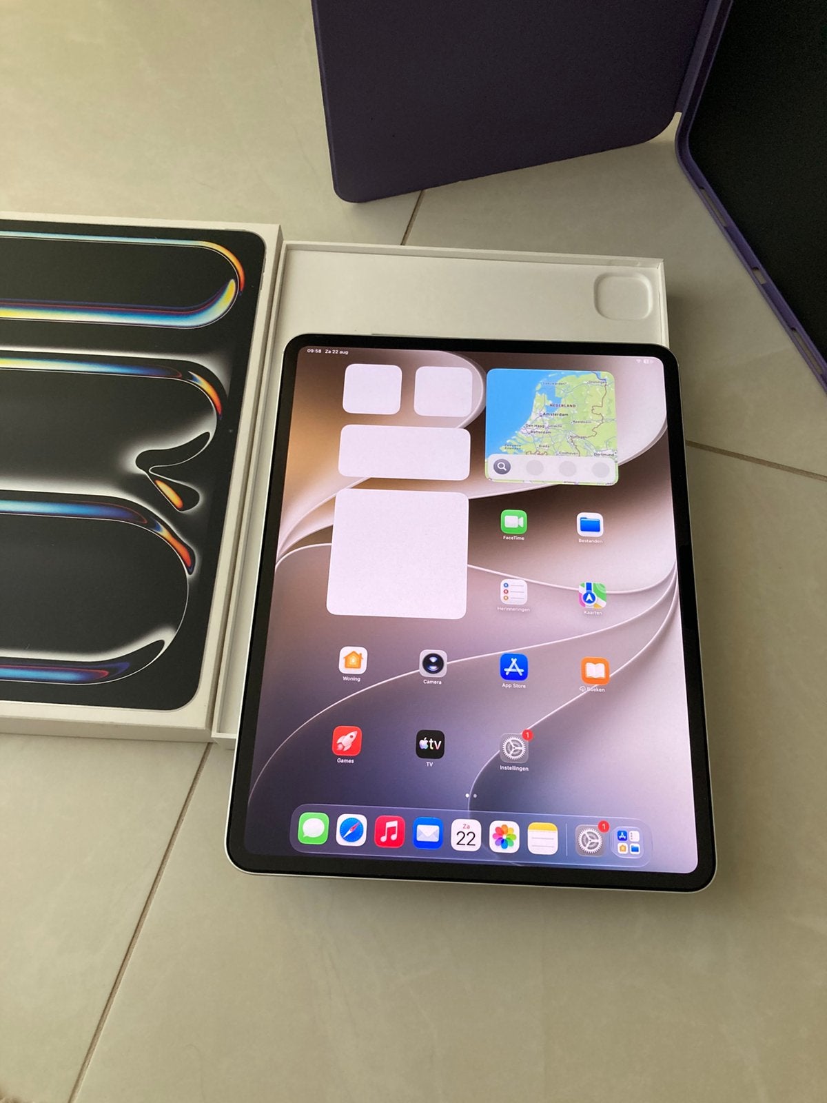 Ipad Pro 13 inch M5 wifi 512gb garantie/bon Te Koop/Ruil, Ophalen, 13 inch of meer, 2026 m5 chip met 512gb, Zo goed als nieuw