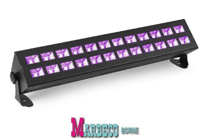 LED UV bar 2x12 LEDs, UV balk, LED UV armatuur 24 leds, Nieuw, Info@marbeco.nl, BeamZ, Licht