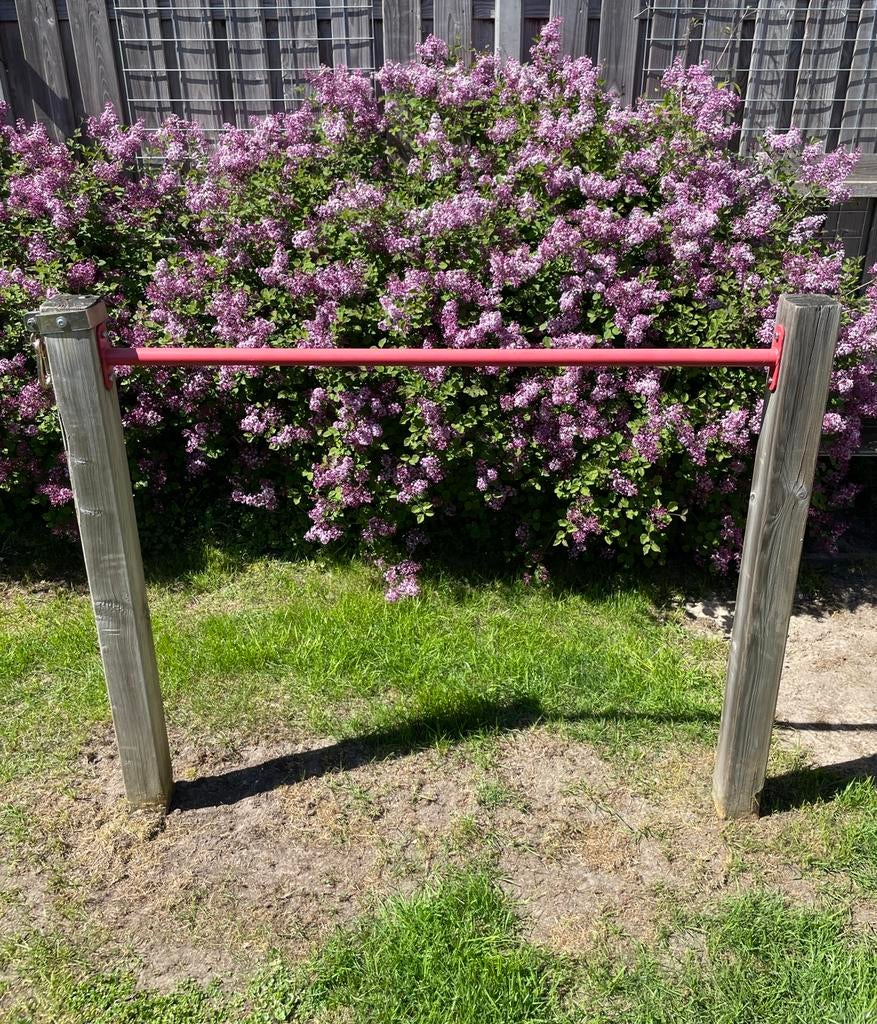 Duikelrek stang 125 cm, Ophalen, Zo goed als nieuw, Overige typen, Aanbouwonderdeel