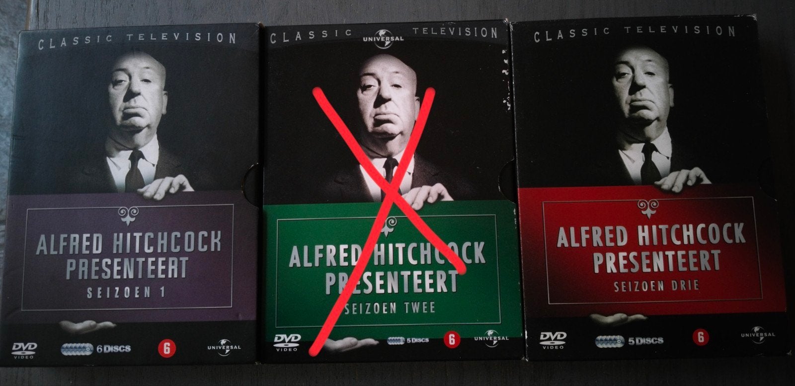 Alfred Hitchcock Presenteert seizoen 1 en 3, Ophalen of Verzenden, Gebruikt, Engels, Nederlands