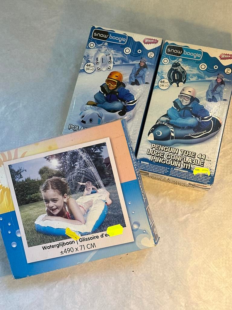 Nieuwe Snow Boogie en Waterglijbaan - Winter & Zomer Plezier, Ophalen of Verzenden, Nieuw