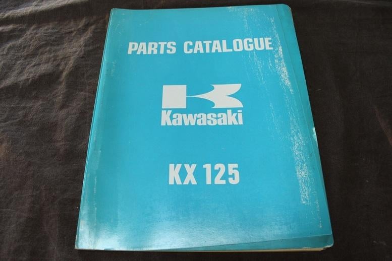 Kawasaki KX125 1973 motorcycle parts catalogue KX 125, Ophalen of Verzenden, Overige merken