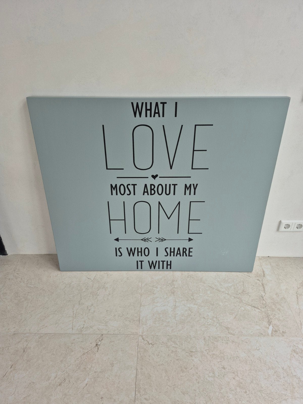 MDF wandpaneel met tekst - 100x117 cm, 38 mm dik, Ophalen of Verzenden