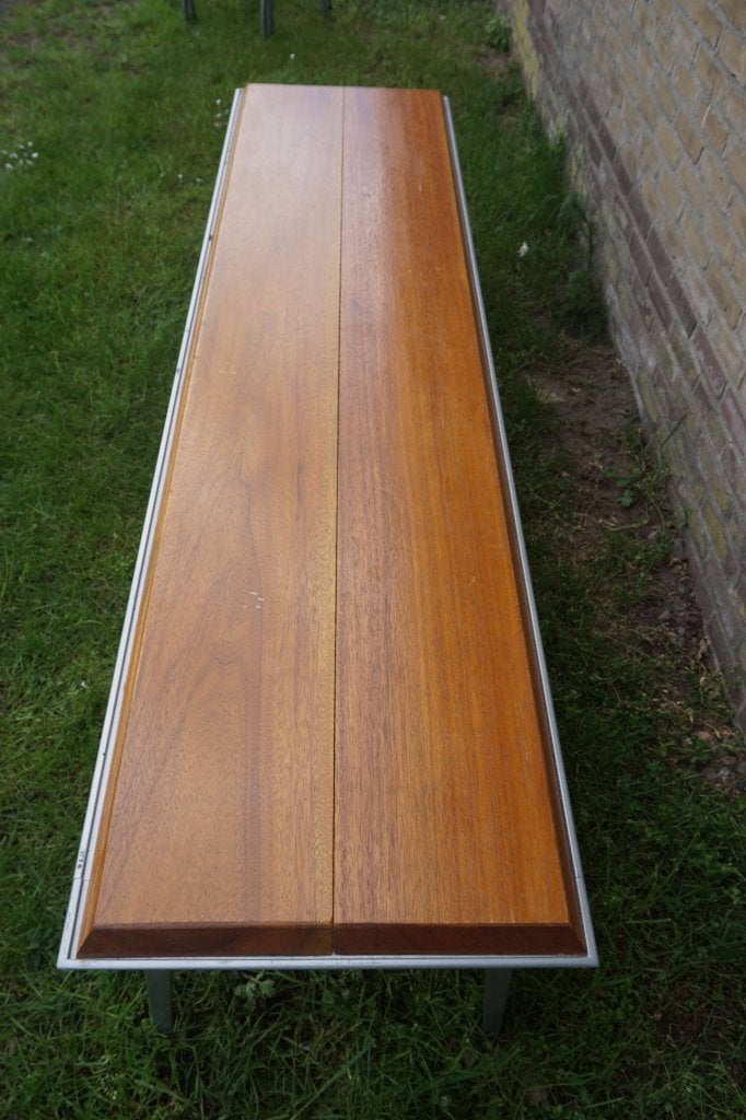 Houten bank, tuinbank, bank voor wachtkamer | 233x61, Gebruikt, Minder dan 75 cm, Niet ingevuld, Driepersoons