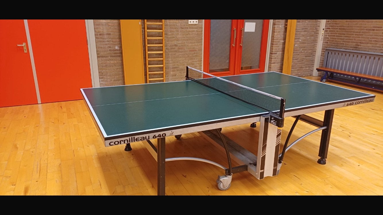 Tafeltennistafel Cornilleau 640 ITTF indoor, Ophalen, Zo goed als nieuw, Tafel Indoor