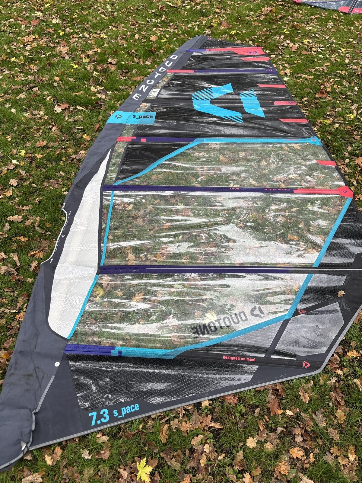 7.3 S_Pace 3 cambers Duotone freerace slalom zeil, Watersport en Boten, Windsurfen, Ophalen, Zo goed als nieuw, Zeil