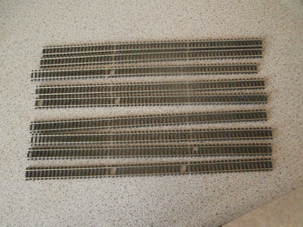 ROCO N spoor rails 9x nr 2411 --31 cm lengte, Hobby en Vrije tijd, Gebruikt, Gelijkstroom, Rails, Ophalen of Verzenden