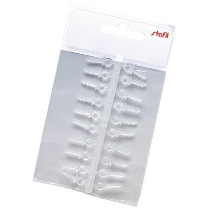 Stafil hanger voor styropor ballen/eieren 0,7 x 1,5 cm 20 st, ., Overige typen, Nieuw, Ophalen of Verzenden