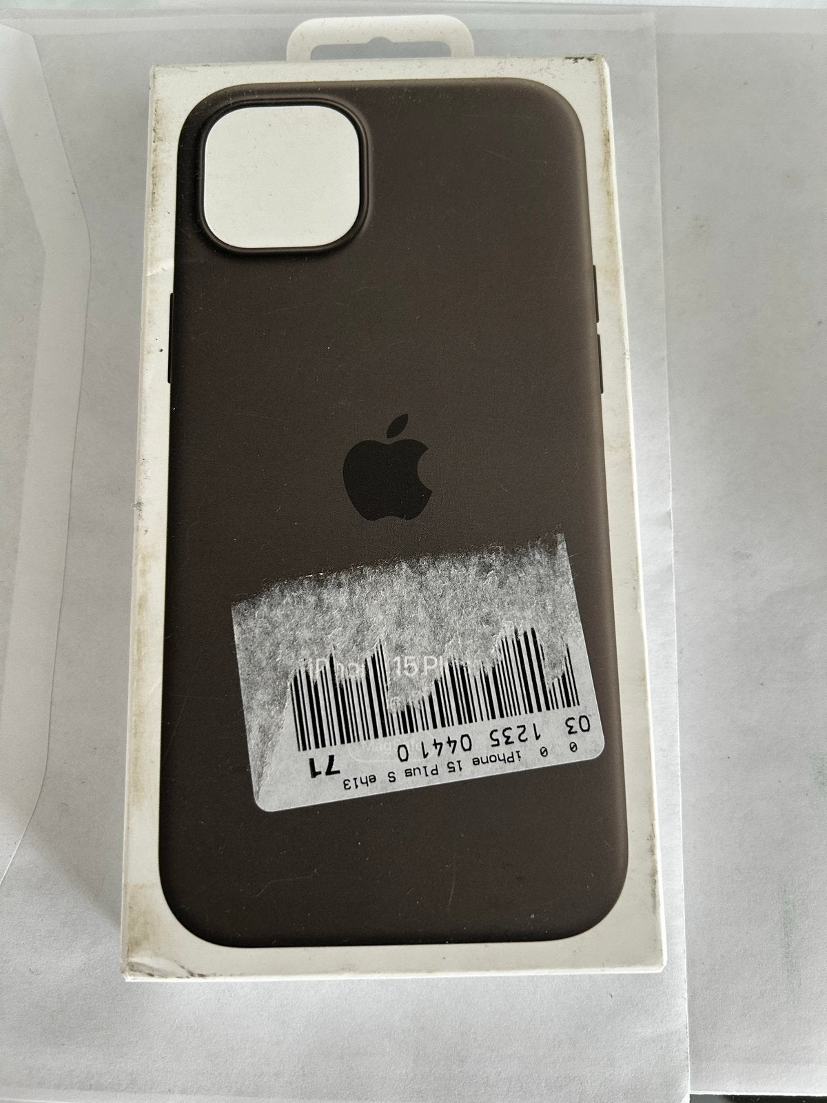 Origineel Apple iPhone 15 Plus Siliconen Hoesje - Zwart, Zwart, Hoesje of Tasje, Ophalen of Verzenden, Zo goed als nieuw
