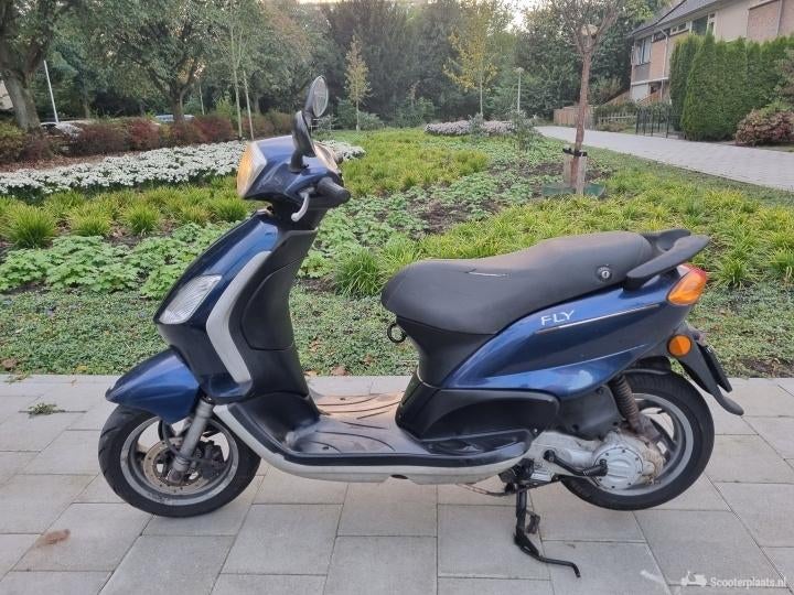 Piaggio Fly 2007 Brom Blauw 2takt (60km/pu), Gebruikt, Ophalen of Verzenden, Fly, Benzine