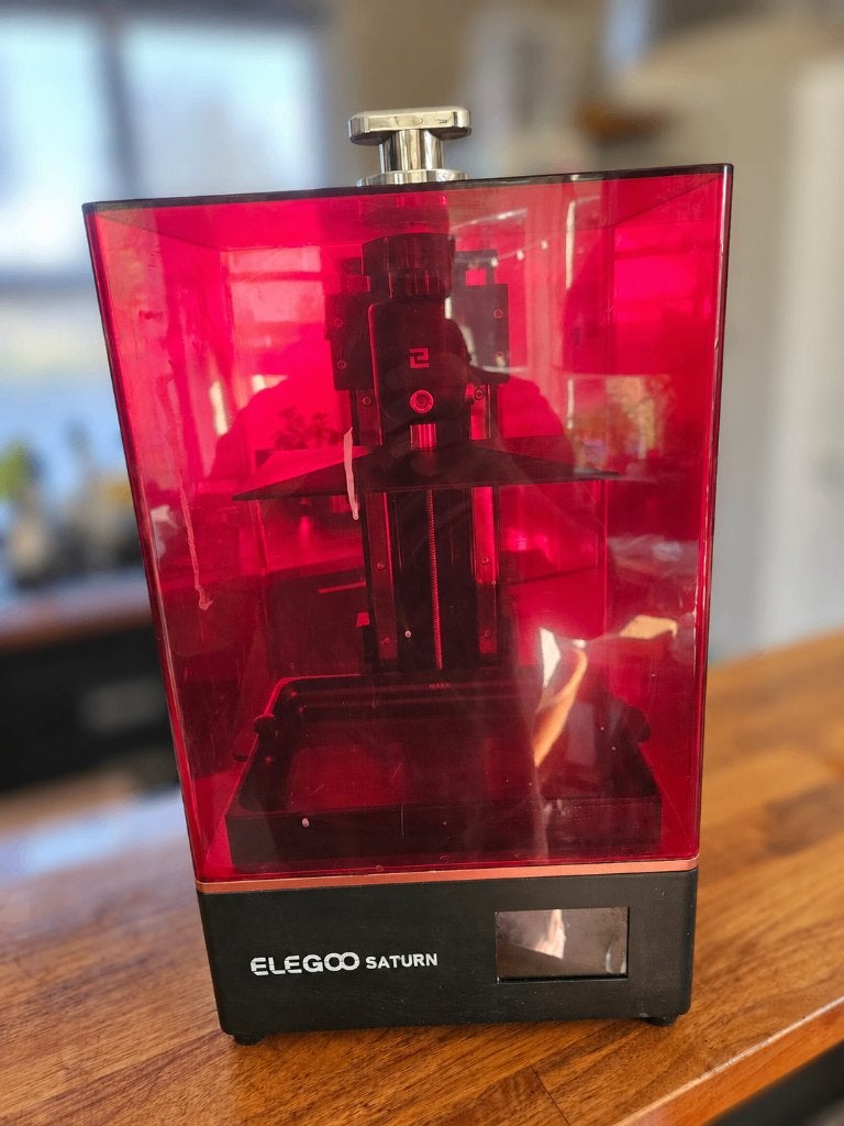 Elegoo Saturn 4K 3D printer - Nieuw LCD, nette staat, Ophalen, Gebruikt, Elegoo, Resin/Hars
