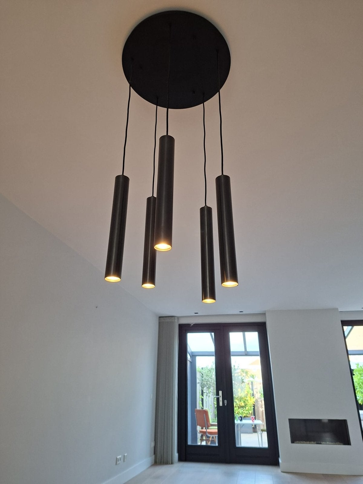 Frezoli Turbino zwarte hanglamp, Ophalen, Zo goed als nieuw