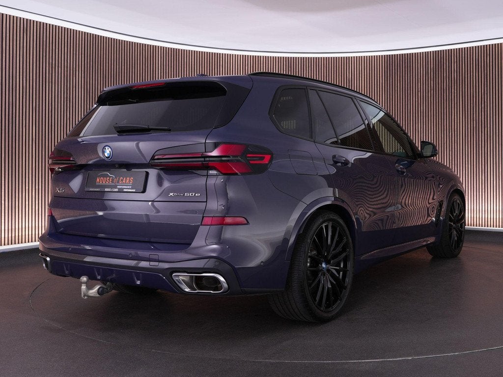 BMW X5 xDrive50e |BTW-auto|M-sport|individual|panoramadak|Ha, Auto's, BMW, Gebruikt, 2395 kg, Blauw, Hybride Elektrisch/Benzine