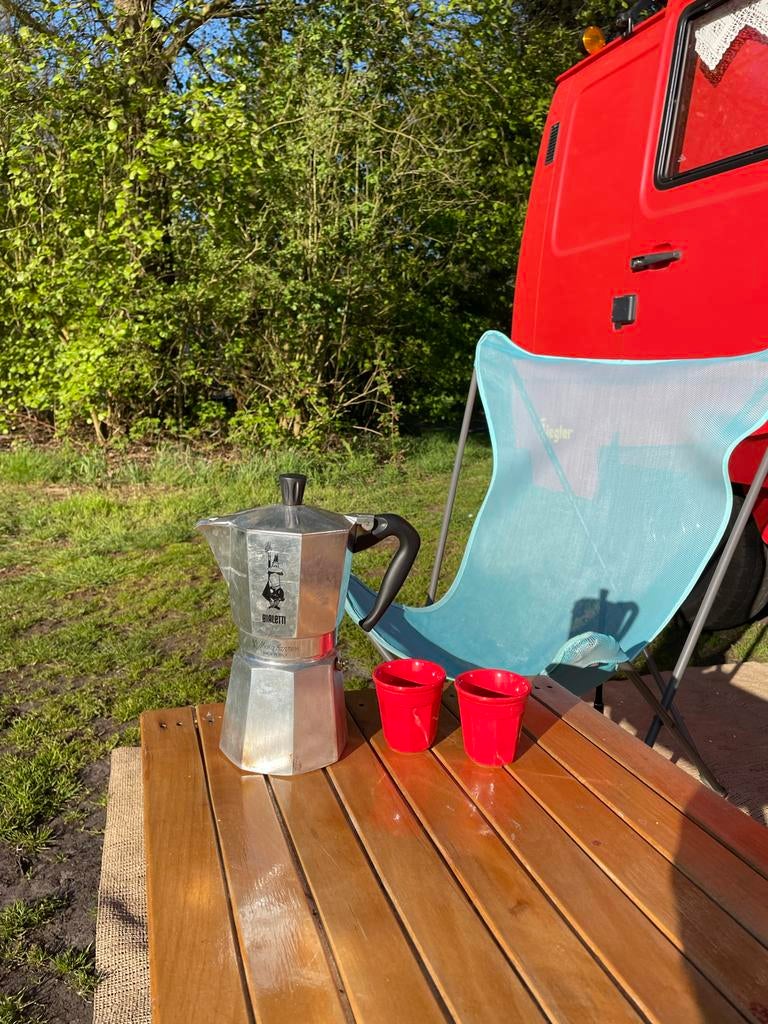 Grote Bialetti Moka Express - Uitstekende staat!, Zilver, Ophalen of Verzenden, Metaal, Overige merken