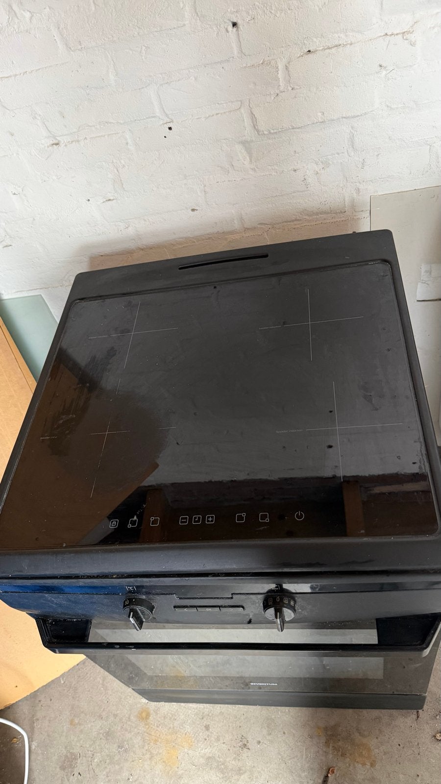 Inventum Vrijstaande Oven met Kookplaat - Gebruikt, Gebruikt, Oven, Hete lucht, Ophalen of Verzenden
