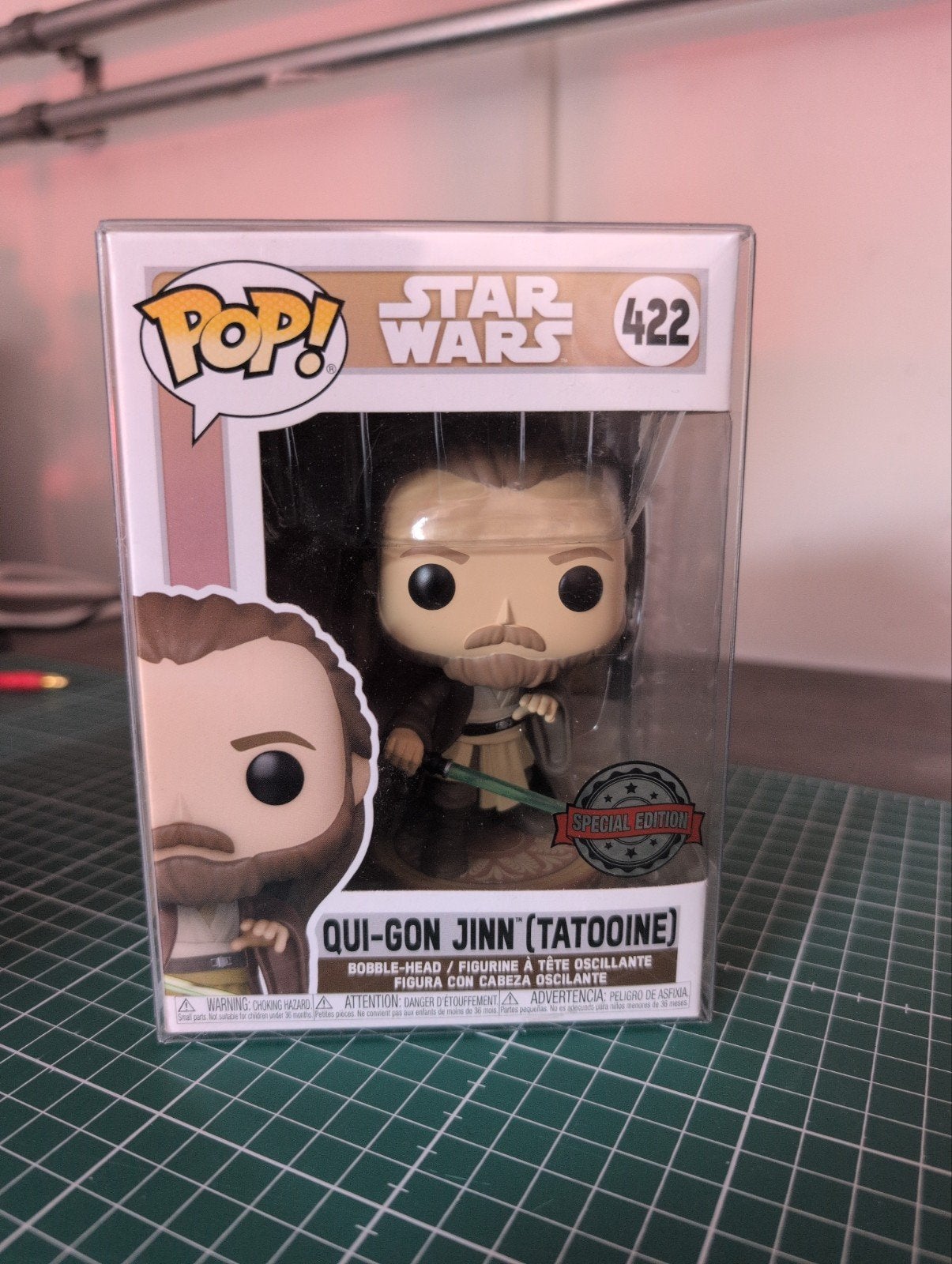Funko Pop Star Wars Qui-Gon Jinn Tatooine, Ophalen of Verzenden, Nieuw