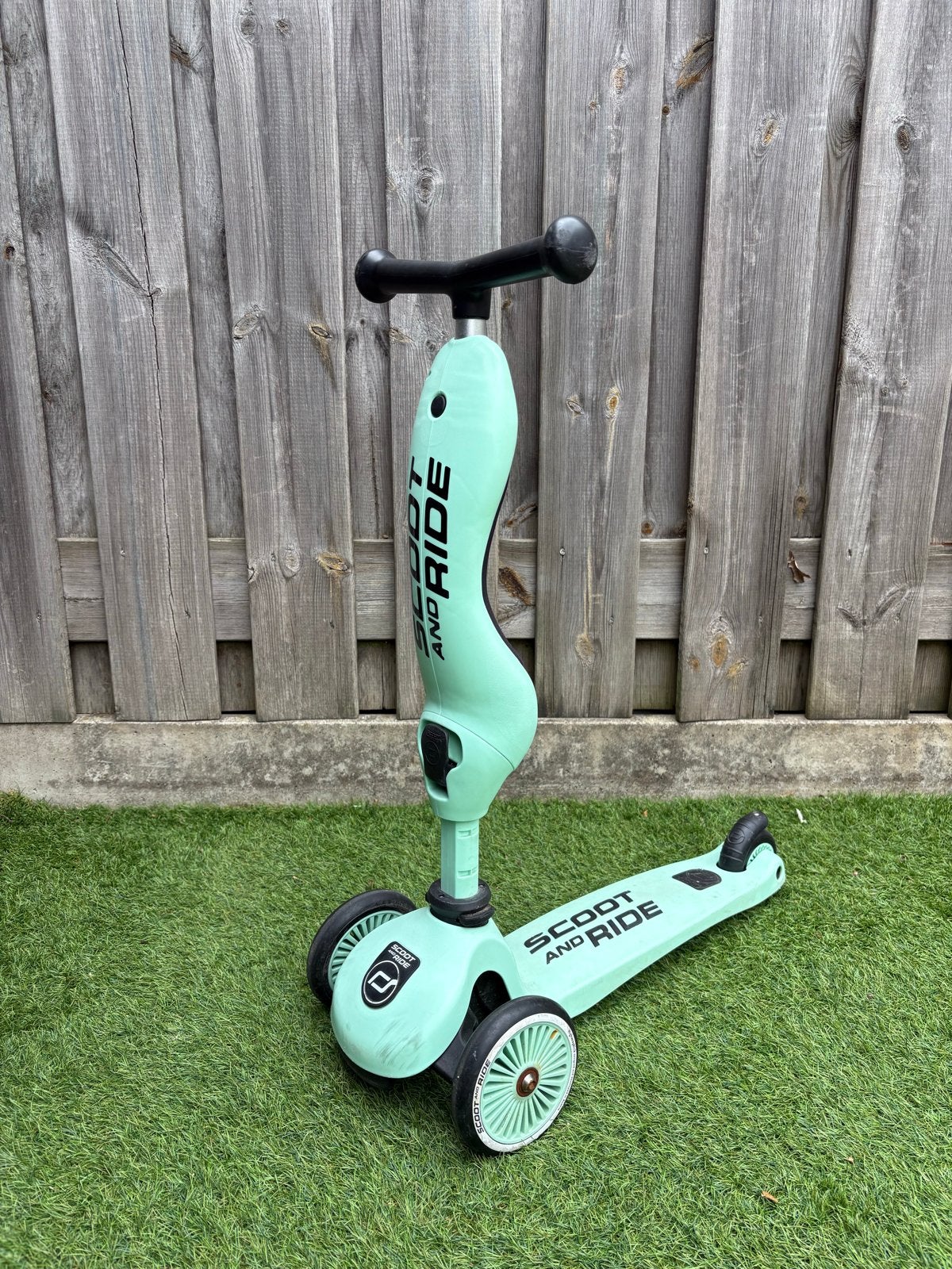 Scoot & Ride Highwaykick 1 - Mintgroen, Ophalen, Gebruikt, Gewone step