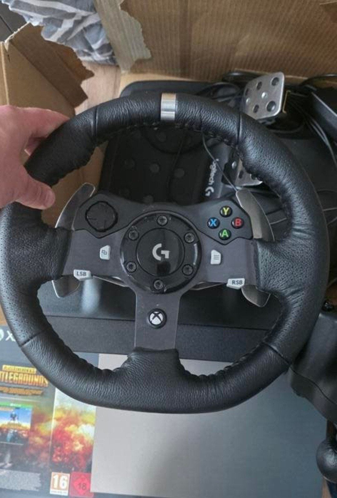 Logitech G920 Racestuur met H-shifter voor Xbox en PC, Racestuur, Xbox, Force feedback, Ophalen of Verzenden