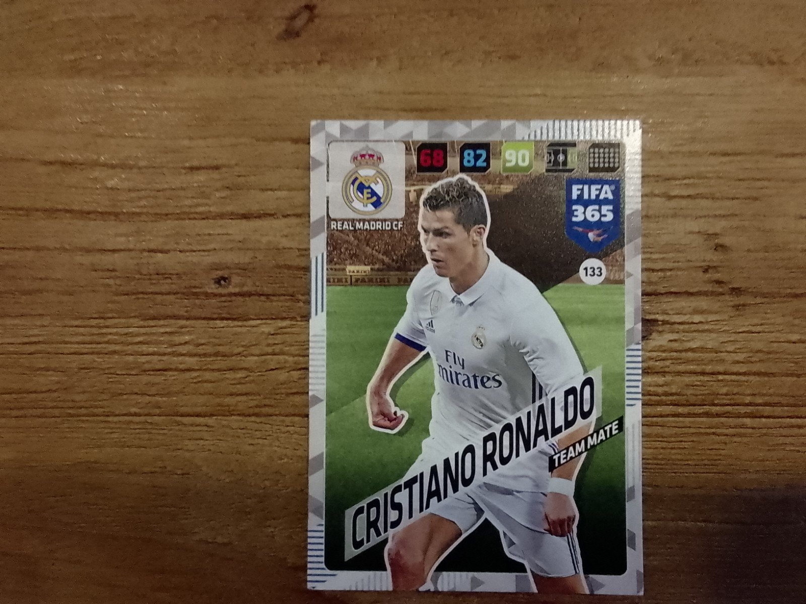 een oud voetbal plaatje van Ronaldo, Ophalen of Verzenden, Plaatje