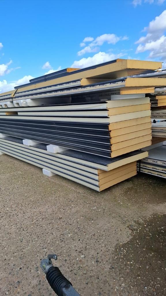 Wandpanelen Falk, diverse lengtes en kleuren100 mm dik, Ophalen