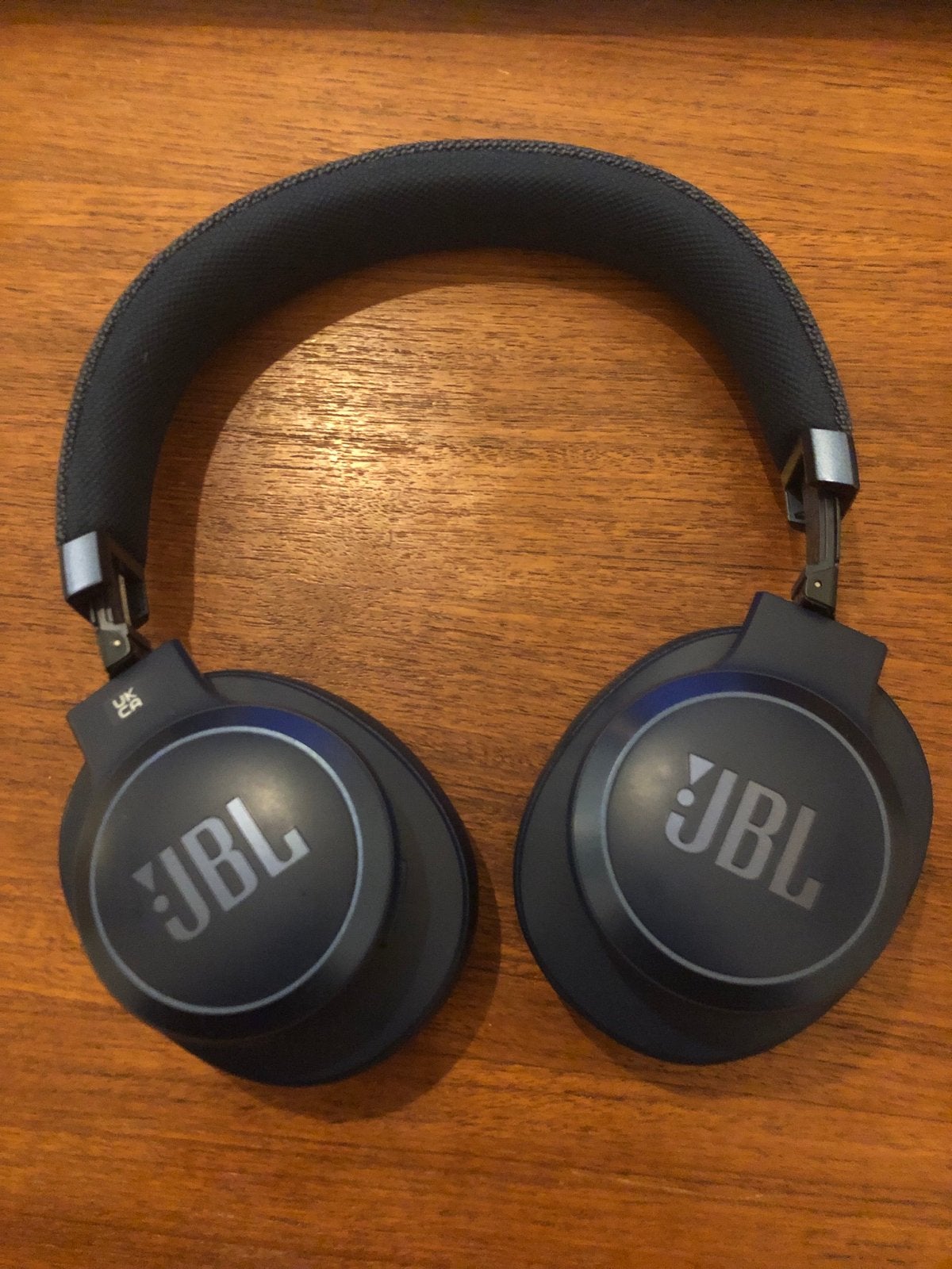 JBL Live 650BTNC Over-ear koptelefoon - Blauw, Gebruikt, JBL, Bluetooth, Ophalen of Verzenden