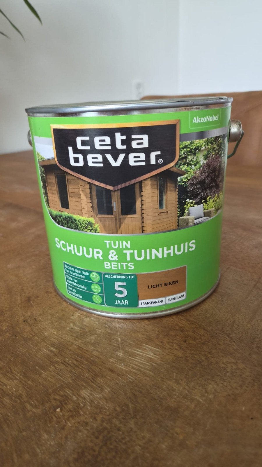 CetaBever Tuin Schuur & Tuinhuis Beits Licht Eiken 006, CetaBever, Bruin, AkzoNobel Decorative Paints, Postbus 2000, 2170 EA Sassenheim