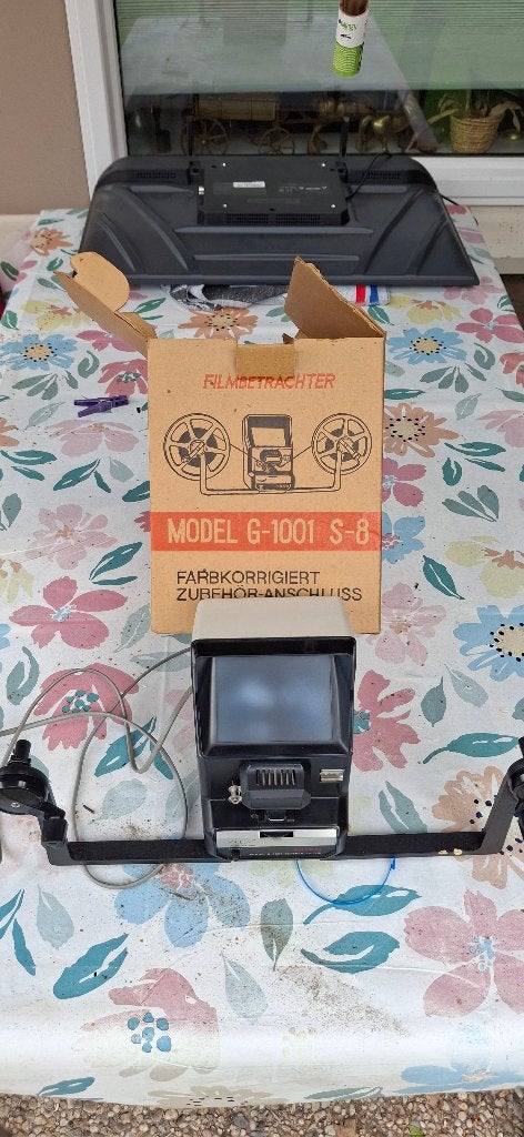 Super 8 projector en film monteer apparaat, Verzamelen, Fotografica en Filmapparatuur, Ophalen, 1960 tot 1980, Projector