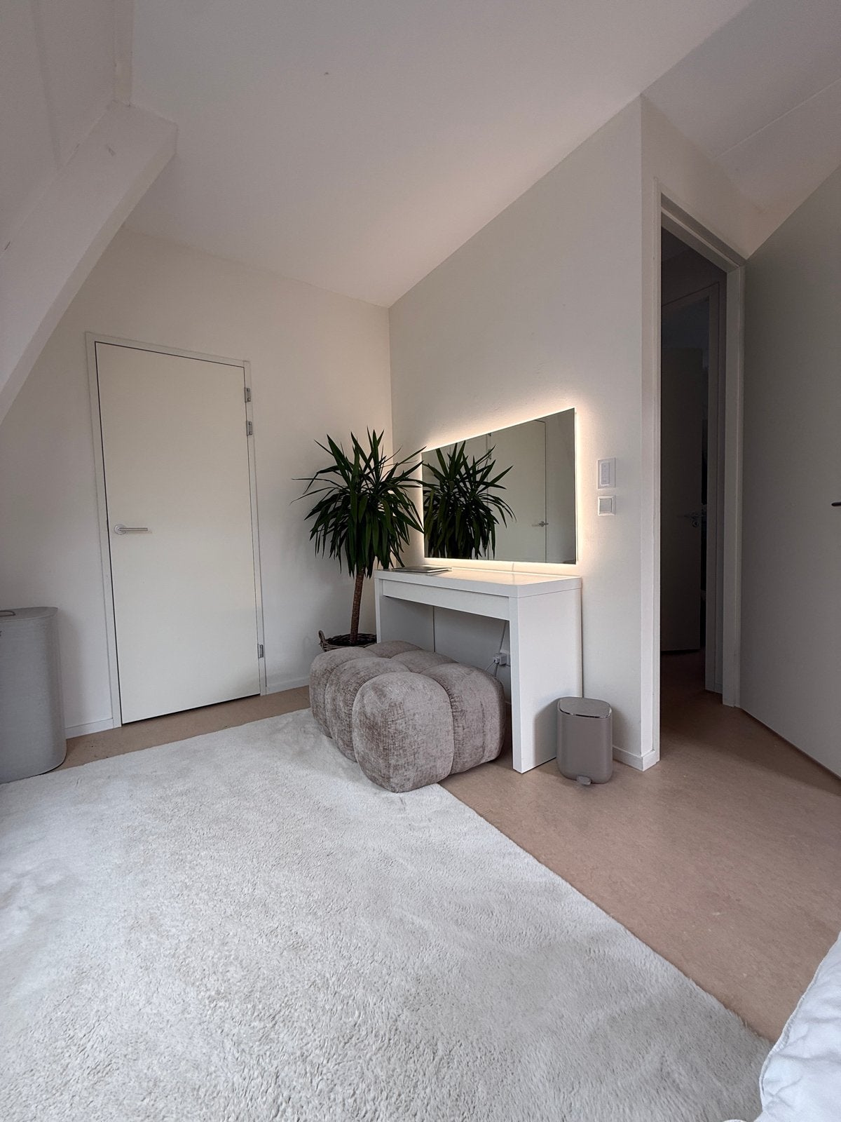 Zacht Hoogpolig Vloerkleed Comfy Supreme Wit 160x230 cm, Wit, Gebruikt, 150 tot 200 cm, 200 cm of meer