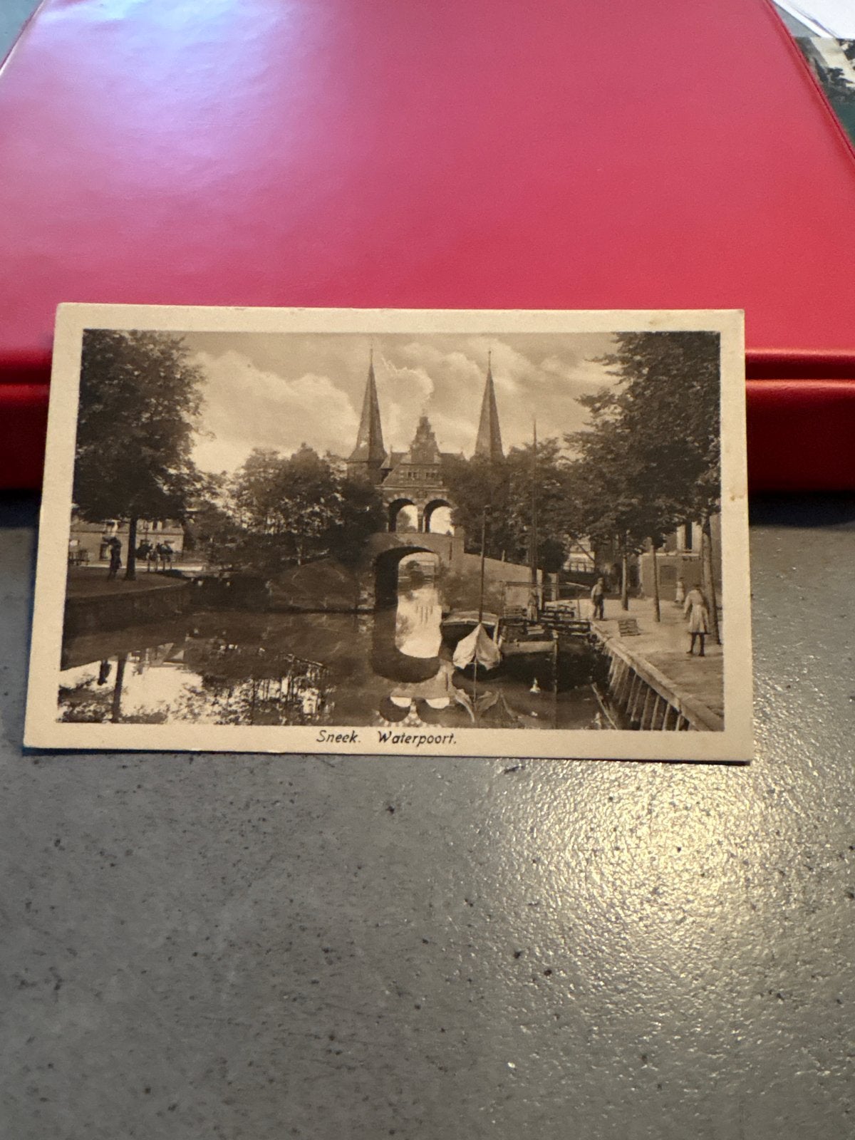 Oude ansichtkaart Sneek Waterpoort, Ophalen of Verzenden, Voor 1920, Ongelopen, Friesland