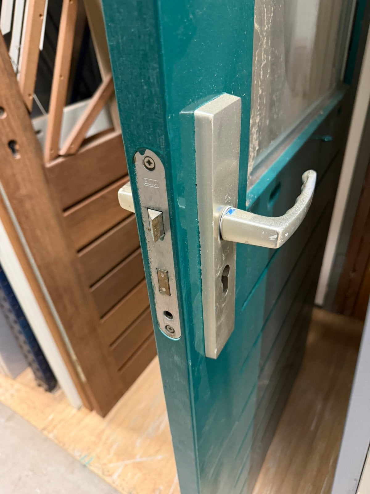 achterdeur met glas, Ophalen, 80 tot 100 cm, Binnendeur, Zo goed als nieuw