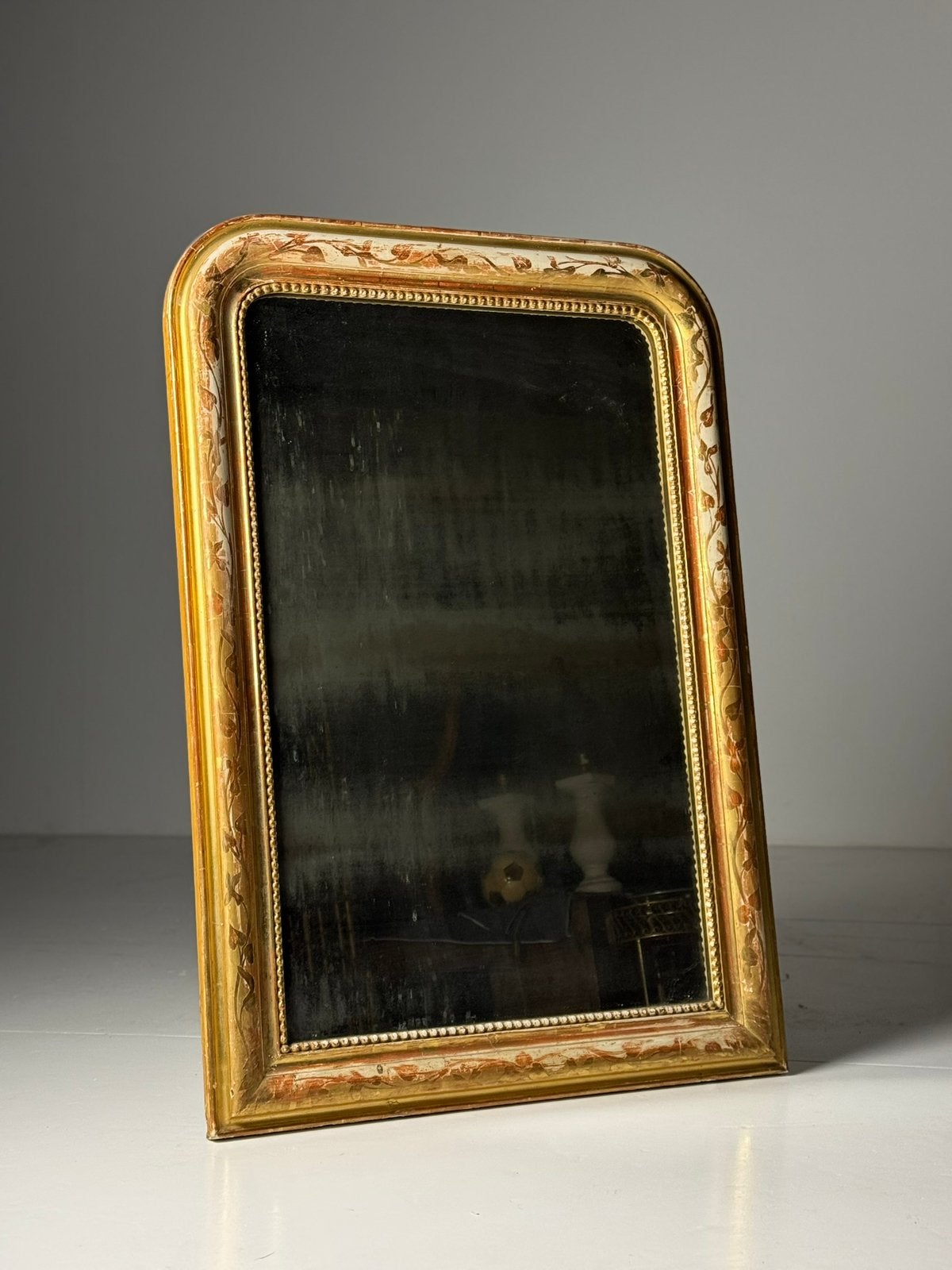 Louis Philippe spiegel Frans antiek, Antiek en Kunst, Antiek | Spiegels, Ophalen, Rechthoekig, Minder dan 50 cm